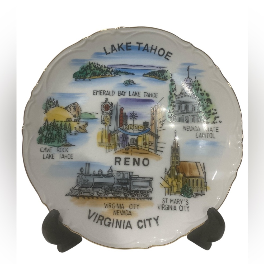 Lake Tahoe/ Reno/ Virginia City Collector Plate